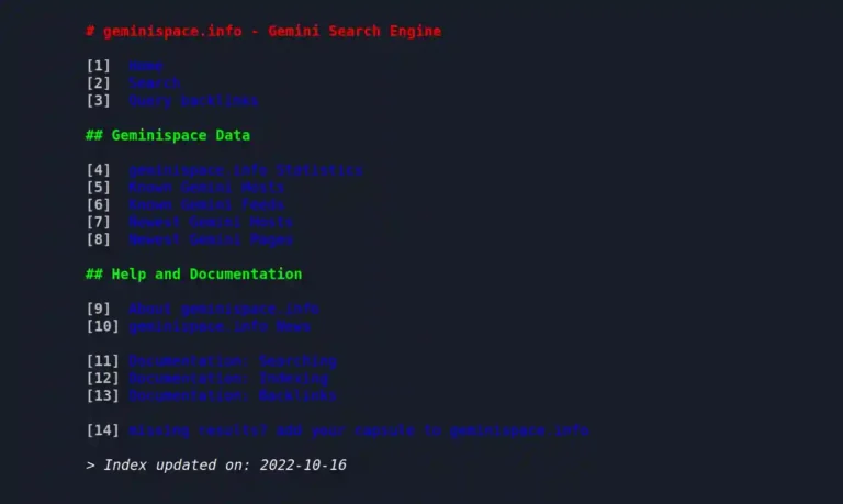 Amfora, un navegador para el protocolo Gemini