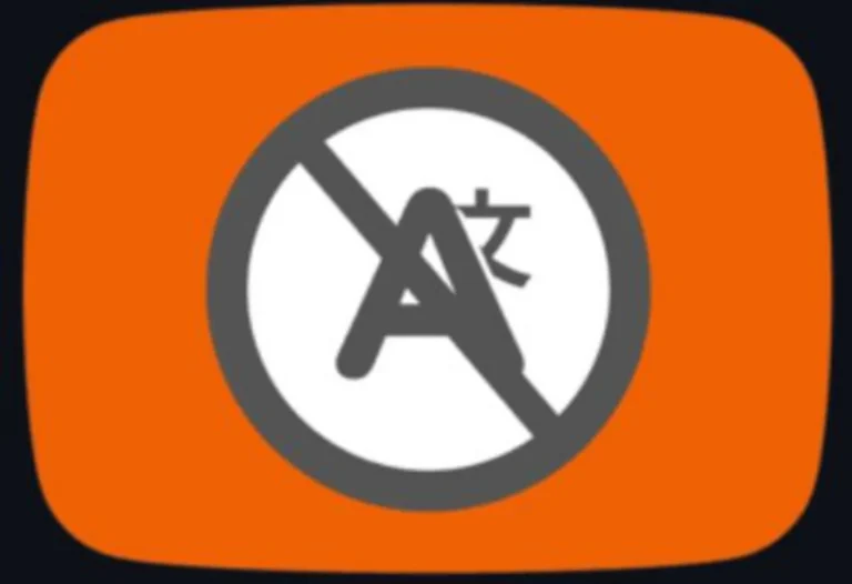 Youtube sin traducción